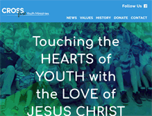 Tablet Screenshot of crossfireyouthcenter.org